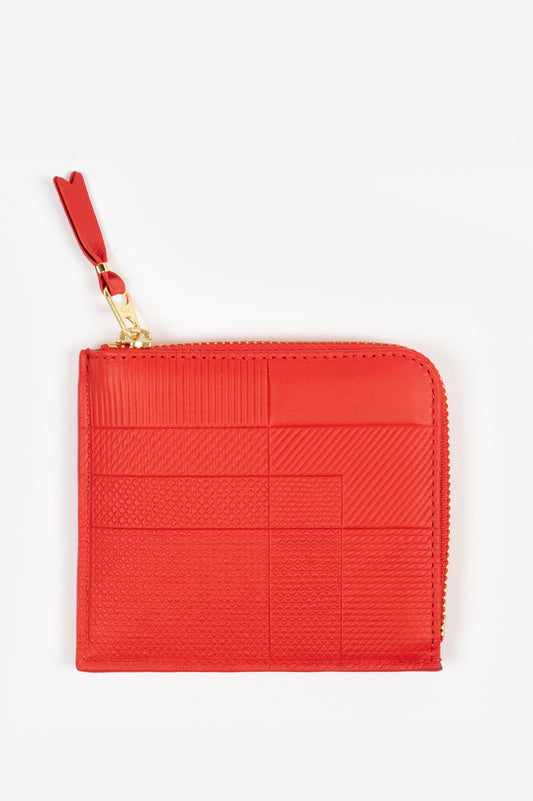 COMME DES GARCONS INTERSECTION LINES WALLET SA3100 RED
