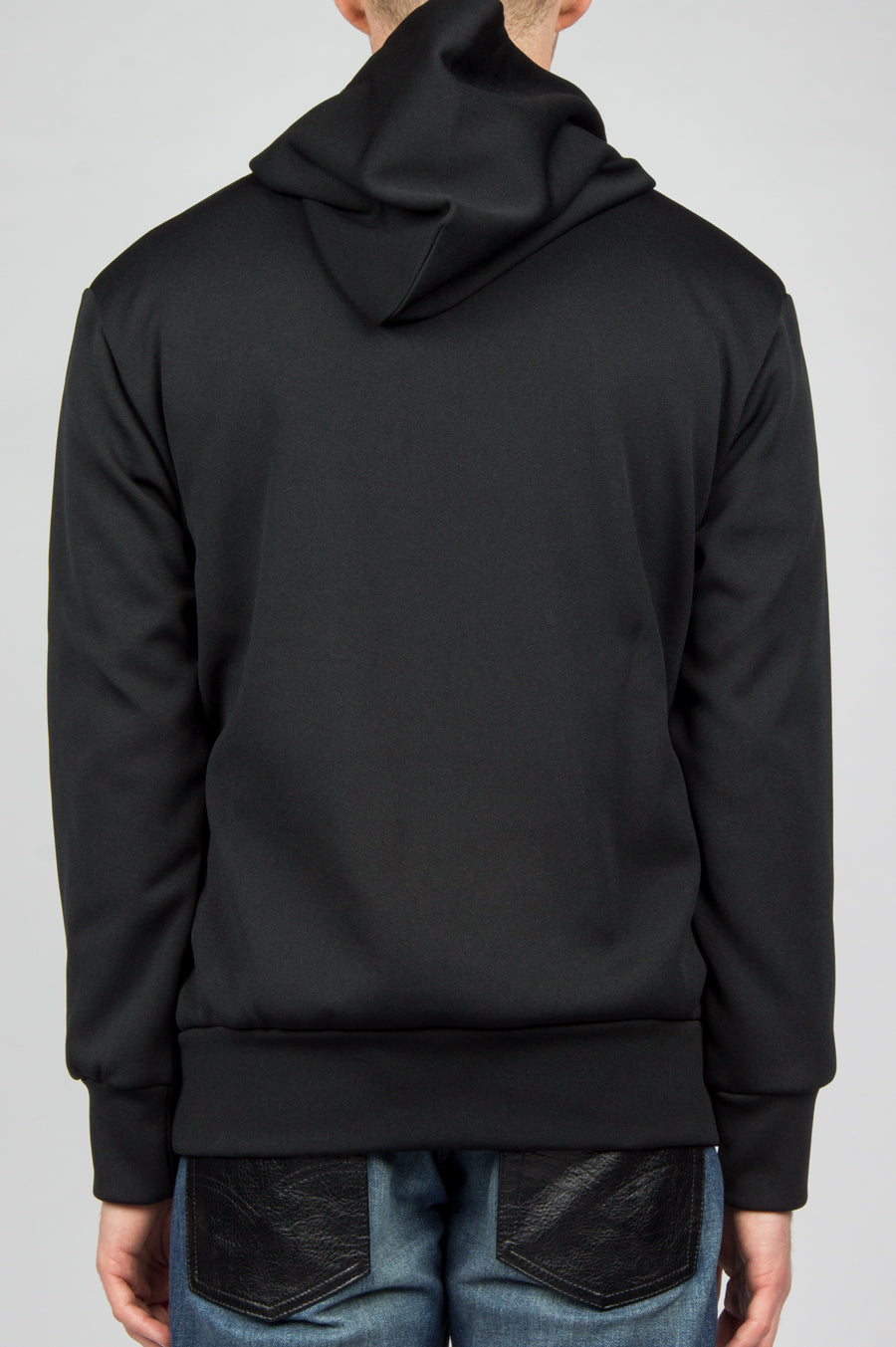 COMME DES GARCONS PLAY RED HEART PULLOVER HOODY BLACK - BLENDS