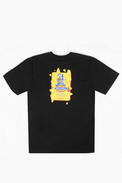 DICKIES X ESTEVAN ORIOL SADDEST CLOWN POCKET T-SHIRT BLACK