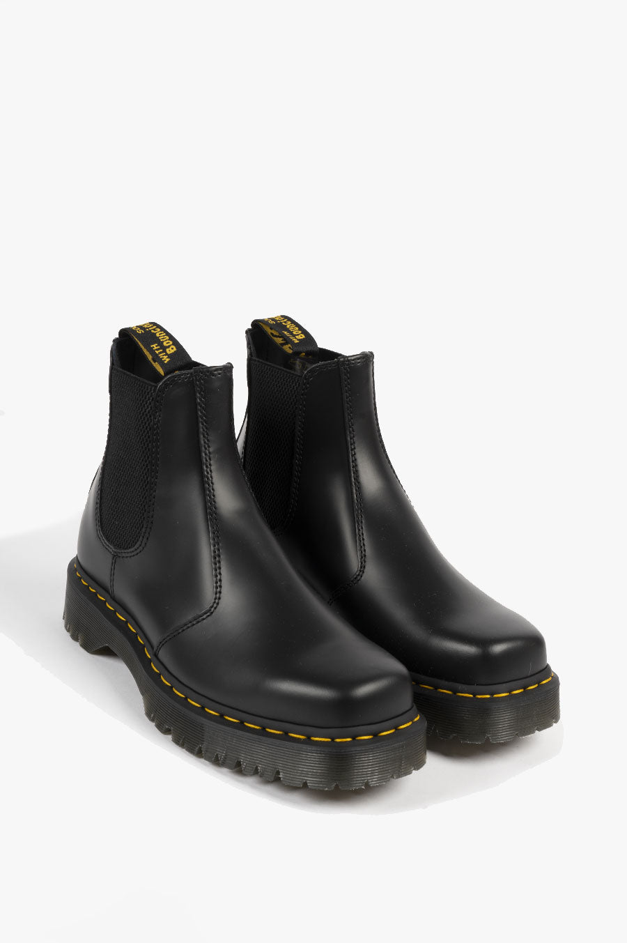 DR MARTENS 2976 BEX SQUARED BLACK POLISHED