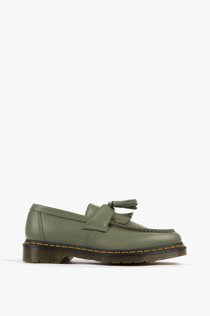 DR MARTENS ADRIAN YELLOW STITCH GREEN SMOOTH – BLENDS