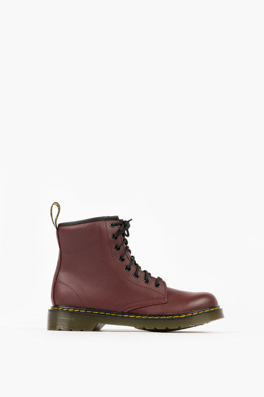 DR MARTENS 1460 JUNIOR SMOOTH CHERRY RED