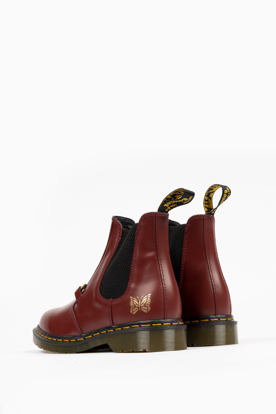 DR MARTENS 2976 SNAFFLE NEEDLES CHERRY RED SMOOTH