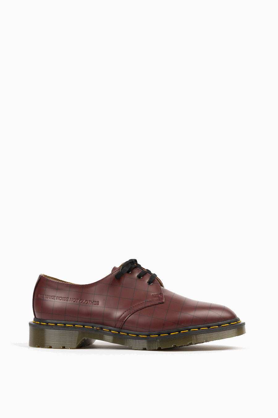 DR MARTENS X UNDERCOVER 1461 CHECK SMOOTH CHERRY