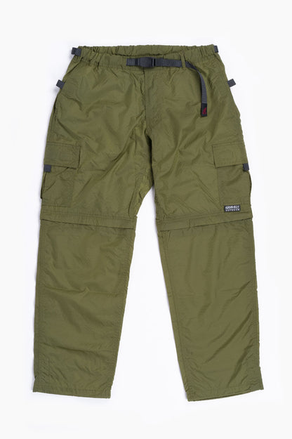 GRAMICCI UTILITY ZIP-OFF CARGO PANT ARMY GREEN