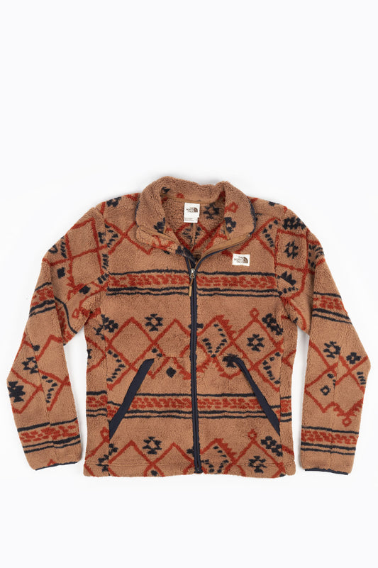 THE NORTH FACE CAMPSHIRE FULL ZIP FLEECE PINECONE BROWN