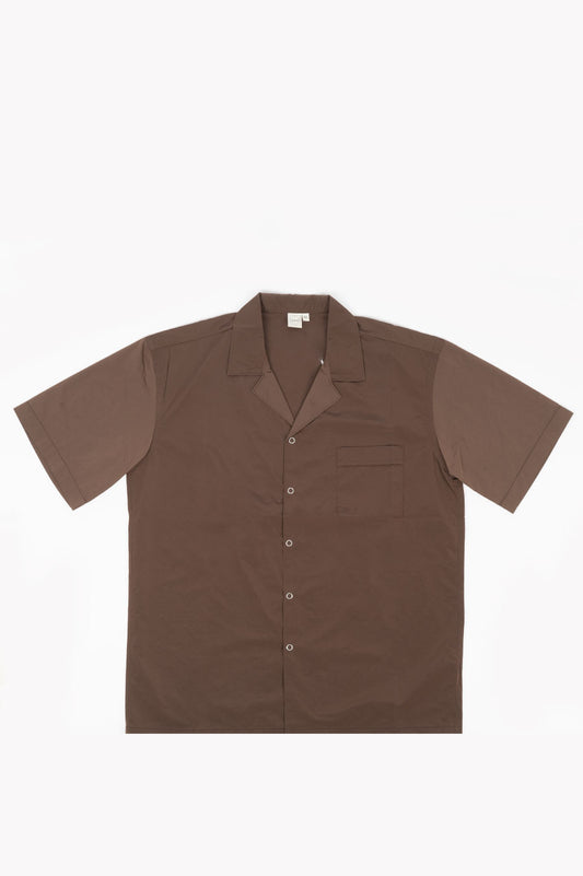 HOUSE OF PAA SS SHIRT TWO BROWN