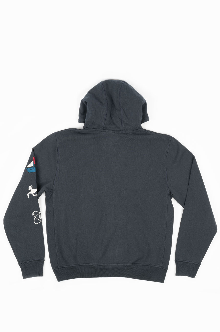 PARRA PAPER DOG SYSTEMS HOODED SWEATSHIRT NAVY
