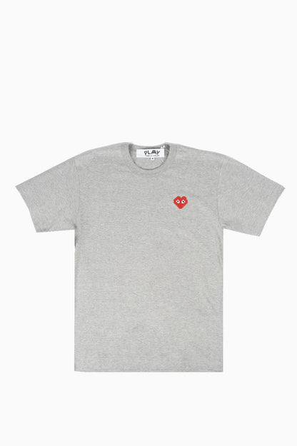 COMME DES GARCONS PLAY INVADER T-SHIRT GREY
