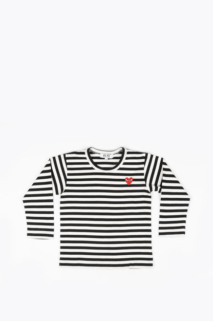 Striped Commes Des Garcons Tee COMME DES GARCONS PLAY KIDS LS