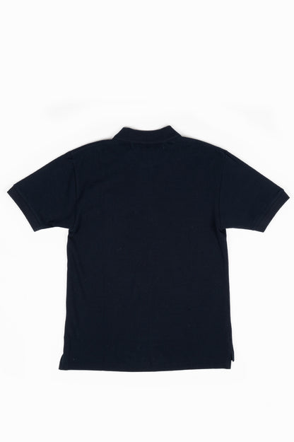 COMME DES GARCONS PLAY POLO TSHIRT NAVY RED HEART