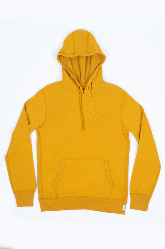 REIGNING CHAMP KNIT LIGHTWEIGHT TERRY PULLOVER HOODIE MEDALLION