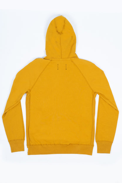 REIGNING CHAMP KNIT LIGHTWEIGHT TERRY PULLOVER HOODIE MEDALLION