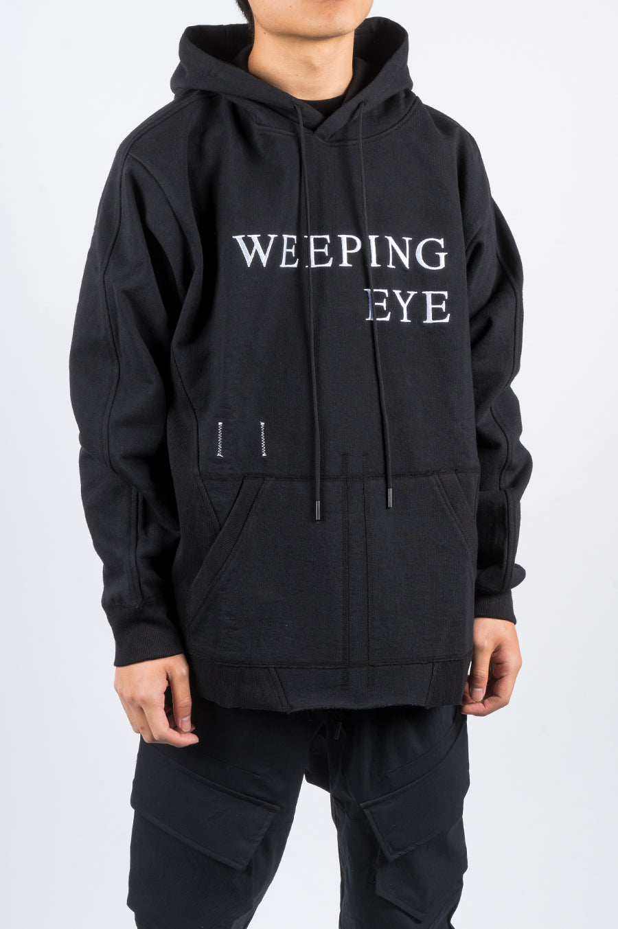 REIGNING CHAMP X JIDE OSIFESO HEAVY WEIGHT TERRY KNIT HOODIE BLACK - BLENDS