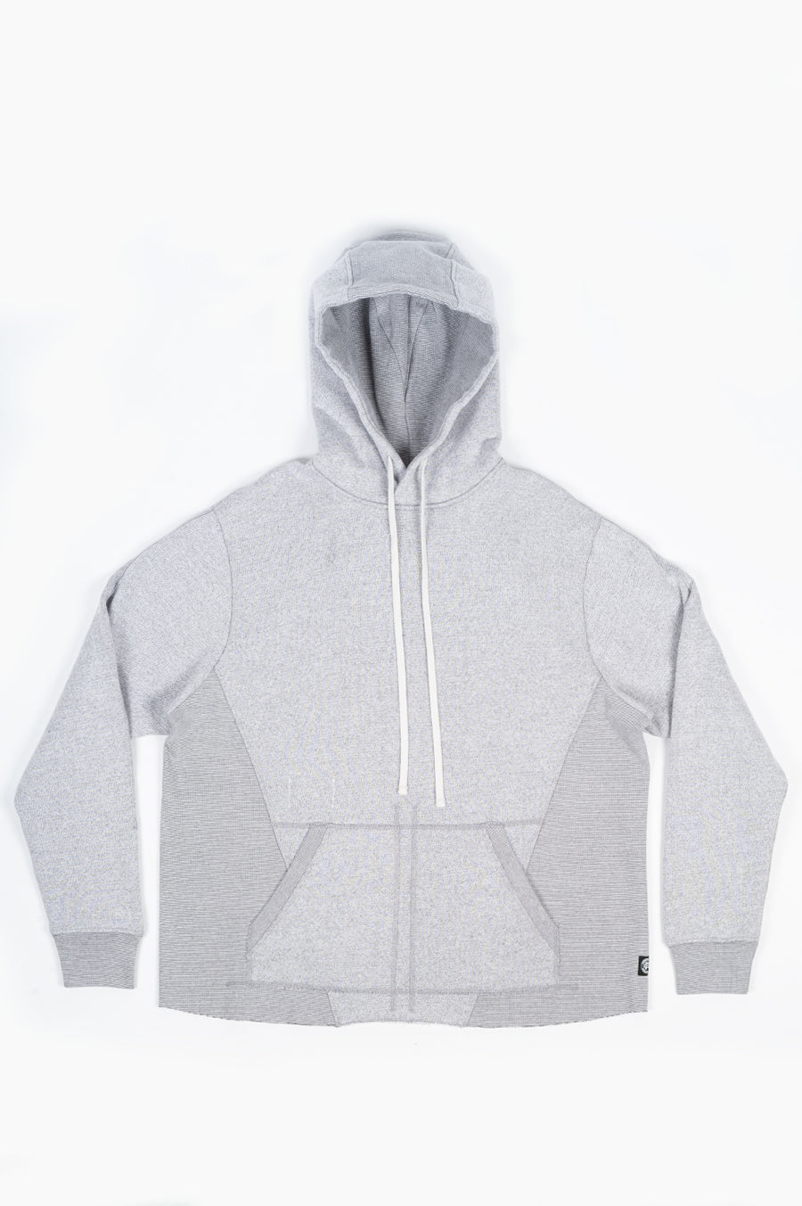 REIGNING CHAMP X JIDE OSIFESO KNIT TIGER FLEECE PULLOVER HOODIE GREY