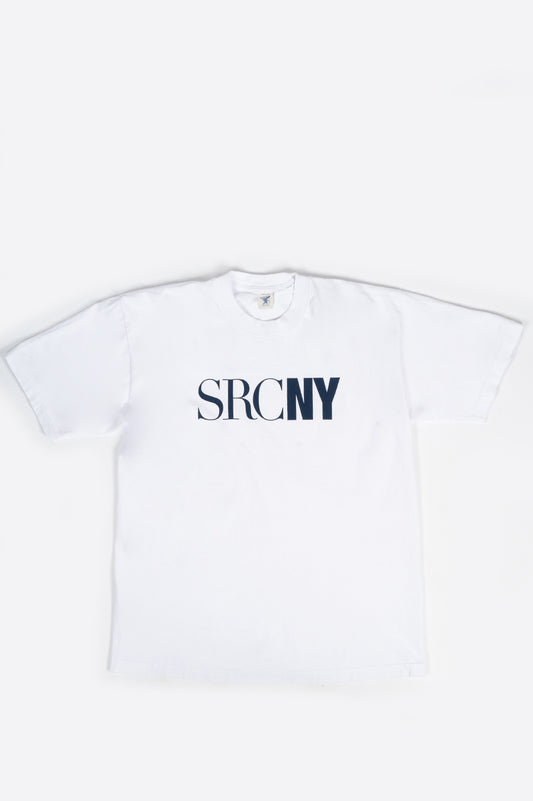 SPORTY AND RICH SRCNY T-SHIRT WHITE NAVY