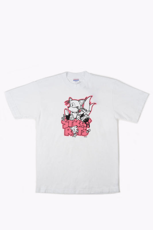 STRAY RATS X SONIC THE HEDGEHOG TAILS AND FRIENDS TEE WHITE