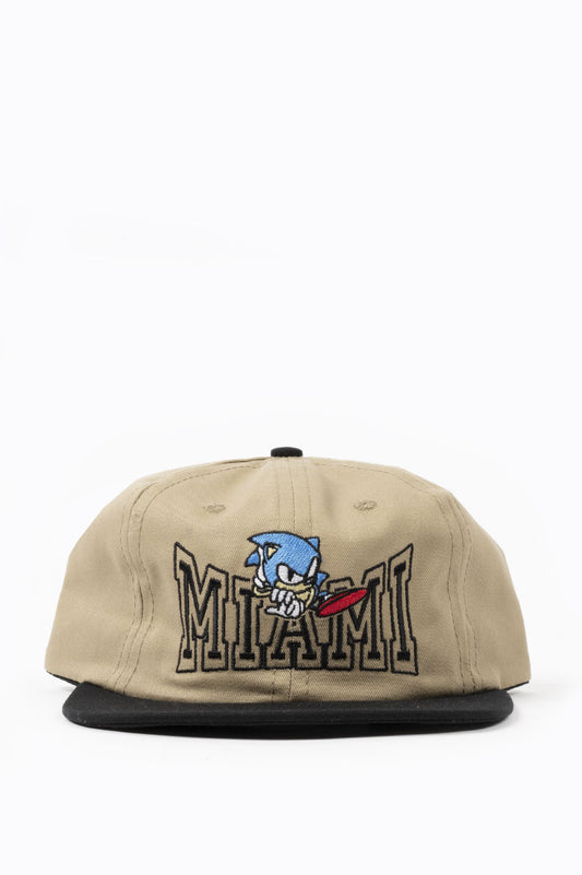 STRAY RATS X SONIC THE HEDGEHOG MIAMI HAT OLIVE