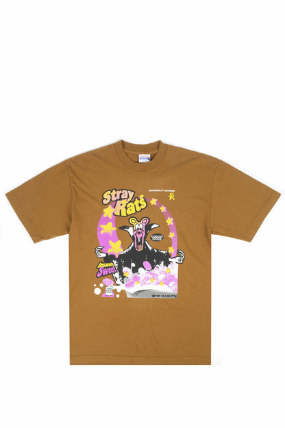 STRAY RATS CEREAL TEE BROWN
