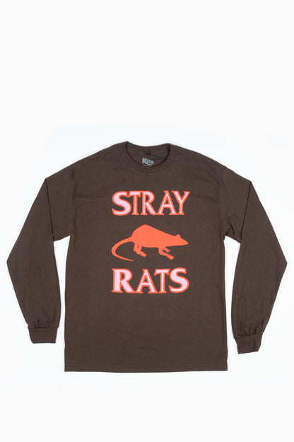 STRAY RATS RODENTICIDE L/S TEE BROWN
