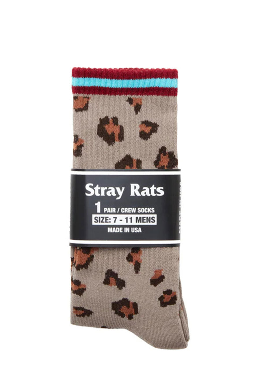 STRAY RATS LEOPARD SOCKS