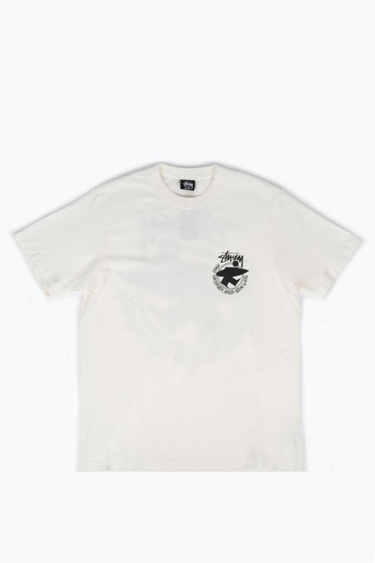 STUSSY BEACH ROOTS PIG. DYED TEE NATURAL