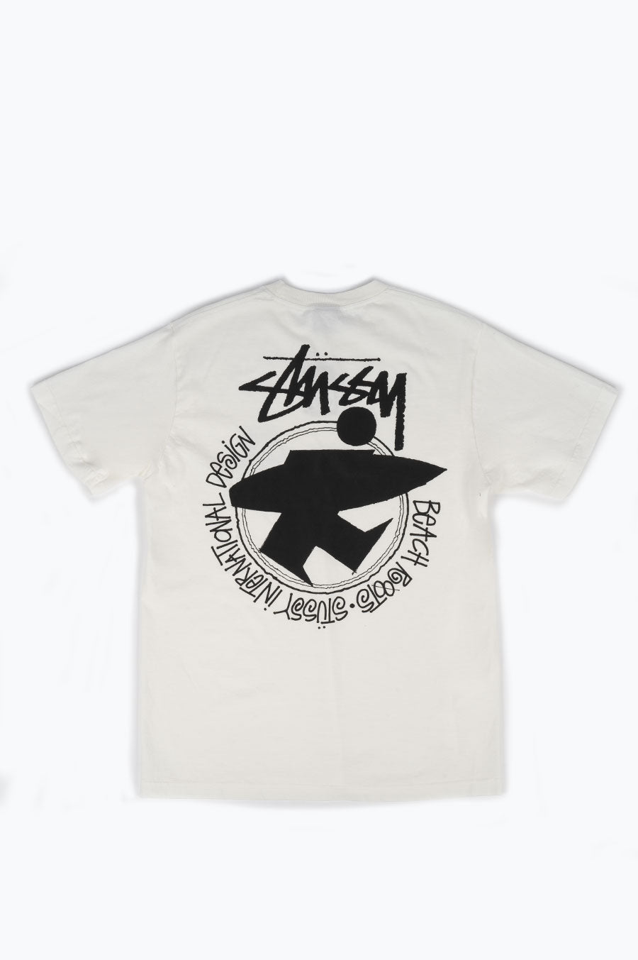 STUSSY BEACH ROOTS PIG. DYED TEE NATURAL