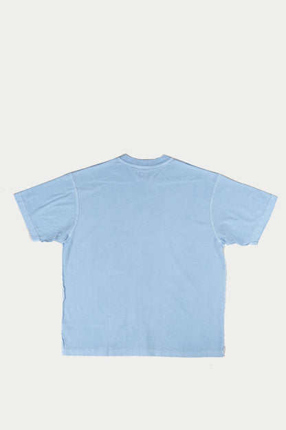 STUSSY PIGMENT DYED INSIDE OUT CREW BLUE