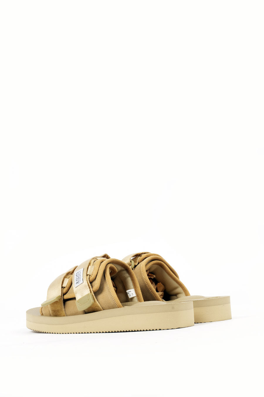 SUICOKE MOTO-VS SANDAL BEIGE COW SUEDE â BLENDS