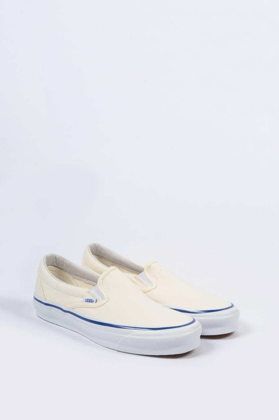 Vans off white slip ons Clearance